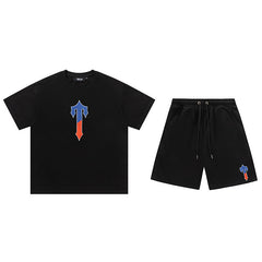 Trapstar T Short Set Black/Blue/Red