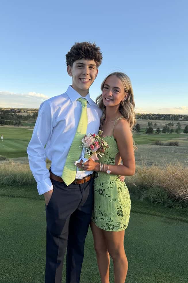 Green Beaded Straps Fitted Mini Dress