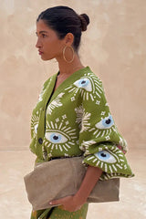 Celeste Eye Motif Knit Set