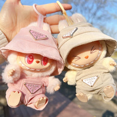 MINISO Labubu Corduroy Doll Outfit Set