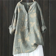 Anny | Floral Button-Down Blouse