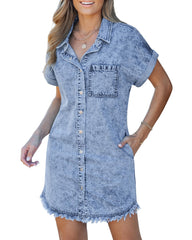 Annabelle | Denim Shirt Dress