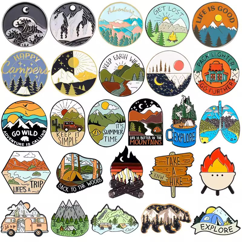 Mystery Box Pins 5 Items Funny Pop Culture