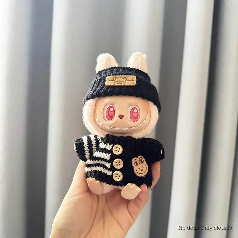 Labubu Sweater Hat Outfit Set