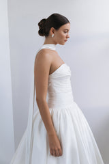 Satin Bridal Scarf