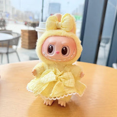 Black Camellia Labubu Outfit