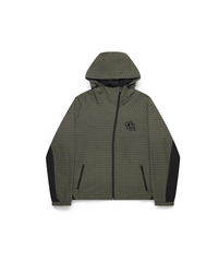 MERTRA Asymmetrical Plaid Softshell Green