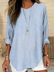 Alice – Striped Casual Blouse