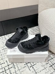 Salomon x Maison Margiela Cross Low Shearling Black