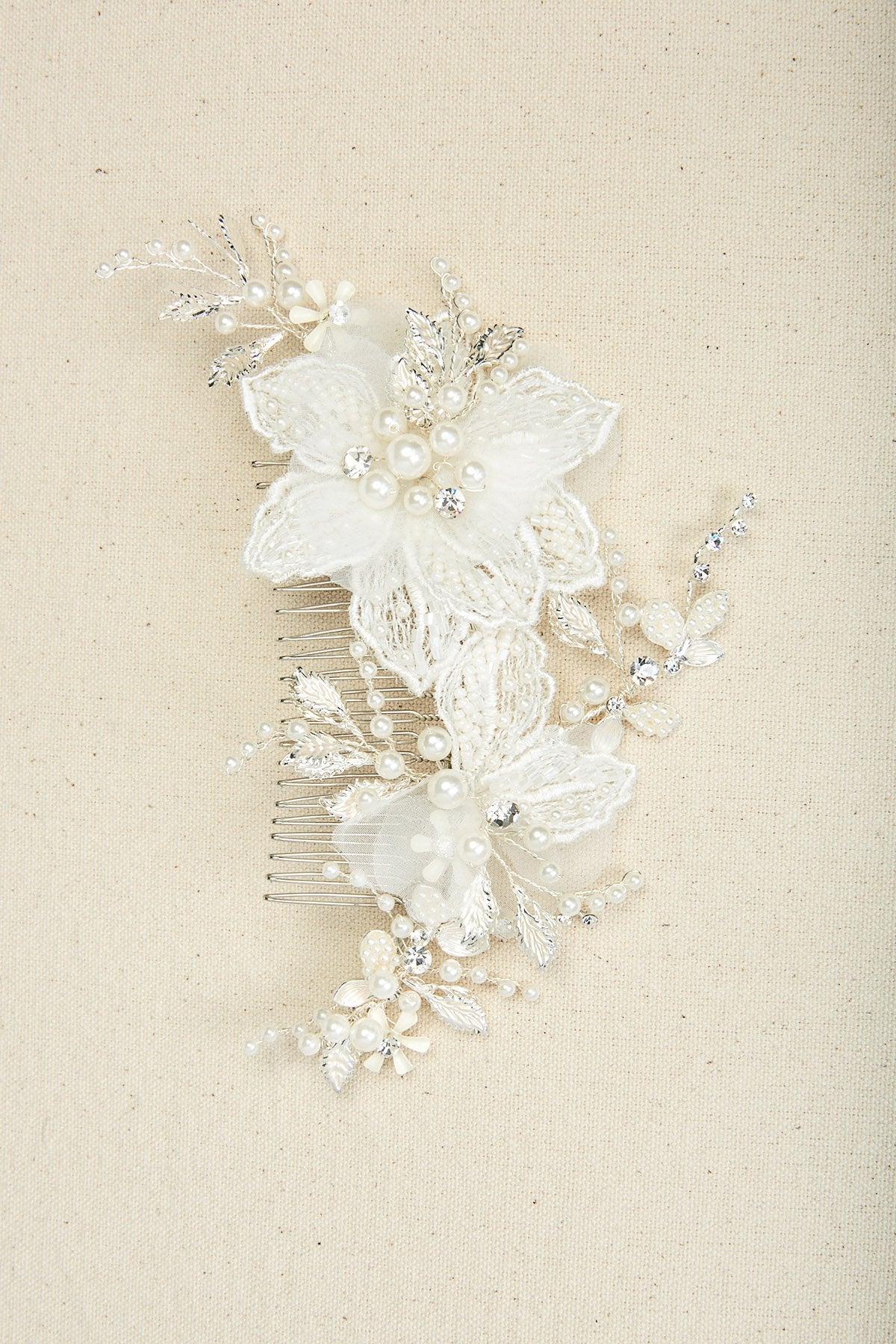 Allium Floral Comb Headpiece