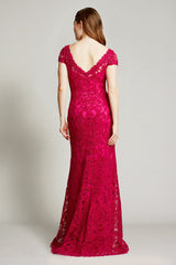 Adena Corded Embroidery Gown