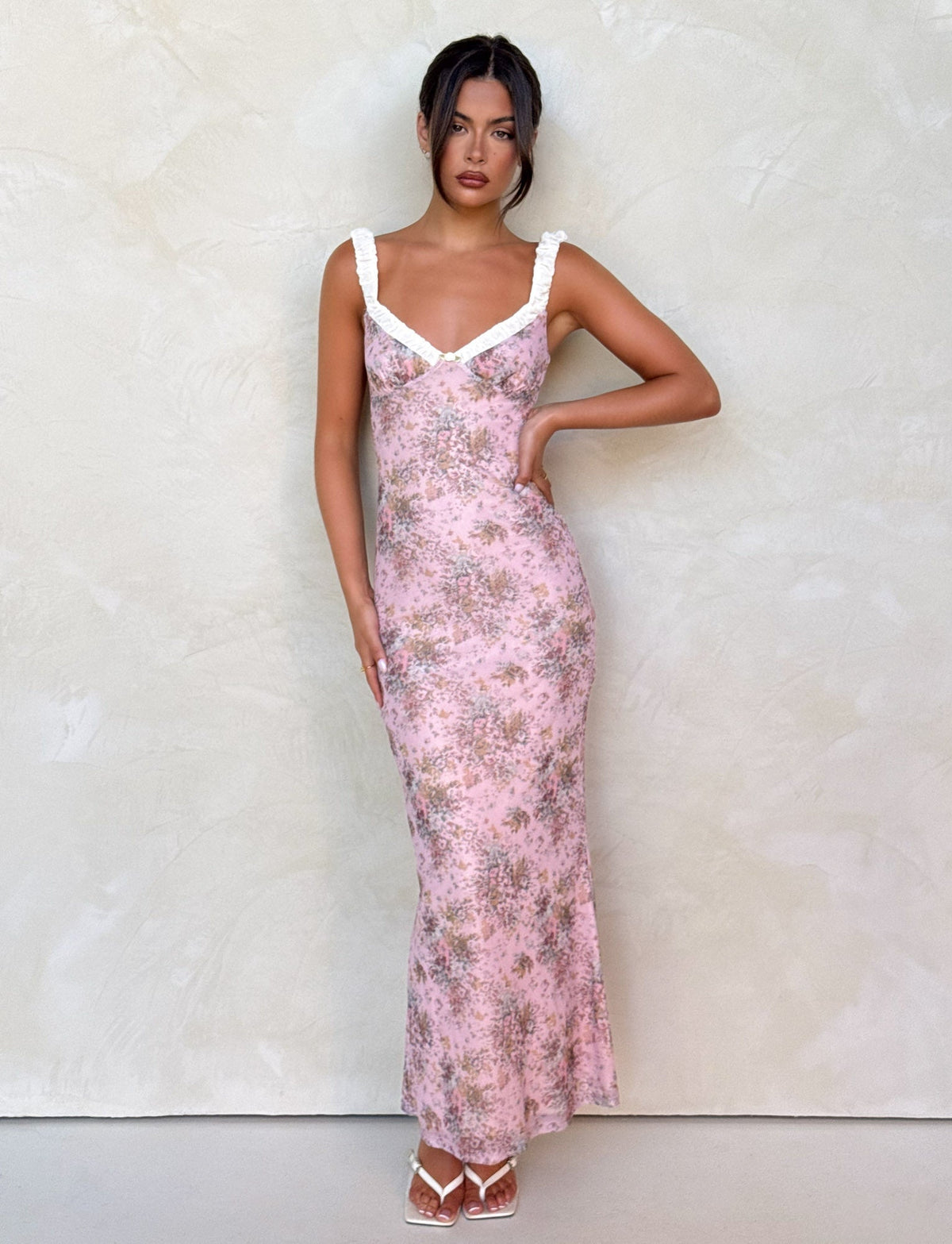 Carys Ruched Maxi Dress