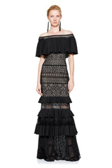 Alexia Off-The-Shoulder Gown