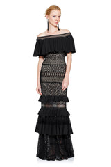 Alexia Off-The-Shoulder Gown