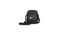 Nike Leather Shoulder Bag SS25 - Black SU25207