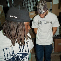 IDA Chrome Tee White/Grey