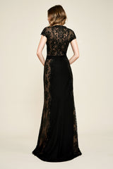 Alexandra Embroidered Lace Gown