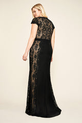 Alexandra Embroidered Lace Gown - PLUS SIZE