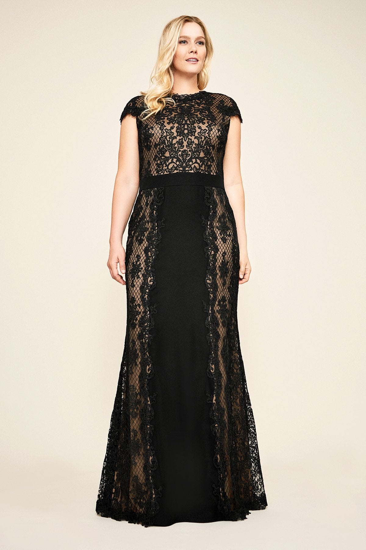 Alexandra Embroidered Lace Gown - PLUS SIZE