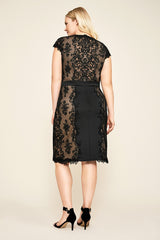 Alexandra Embroidered Lace Dress - PLUS SIZE