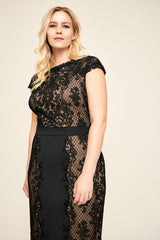Alexandra Embroidered Lace Dress - PLUS SIZE