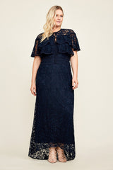 Aileen High-Low Lace Gown - PLUS SIZE