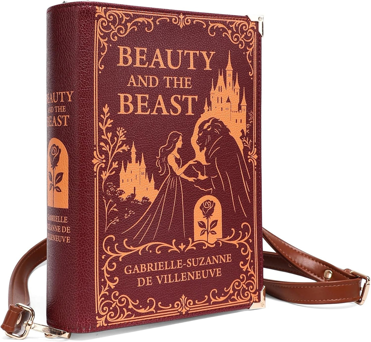 Beauty and the Beast Cross-Body Shoulder Bag Perfect for Book Lovers Book Purse Clutch