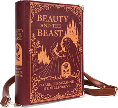 Beauty and the Beast Cross-Body Shoulder Bag Perfect for Book Lovers Book Purse Clutch