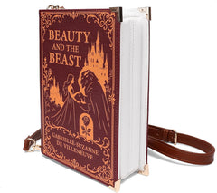 Beauty and the Beast Cross-Body Shoulder Bag Perfect for Book Lovers Book Purse Clutch