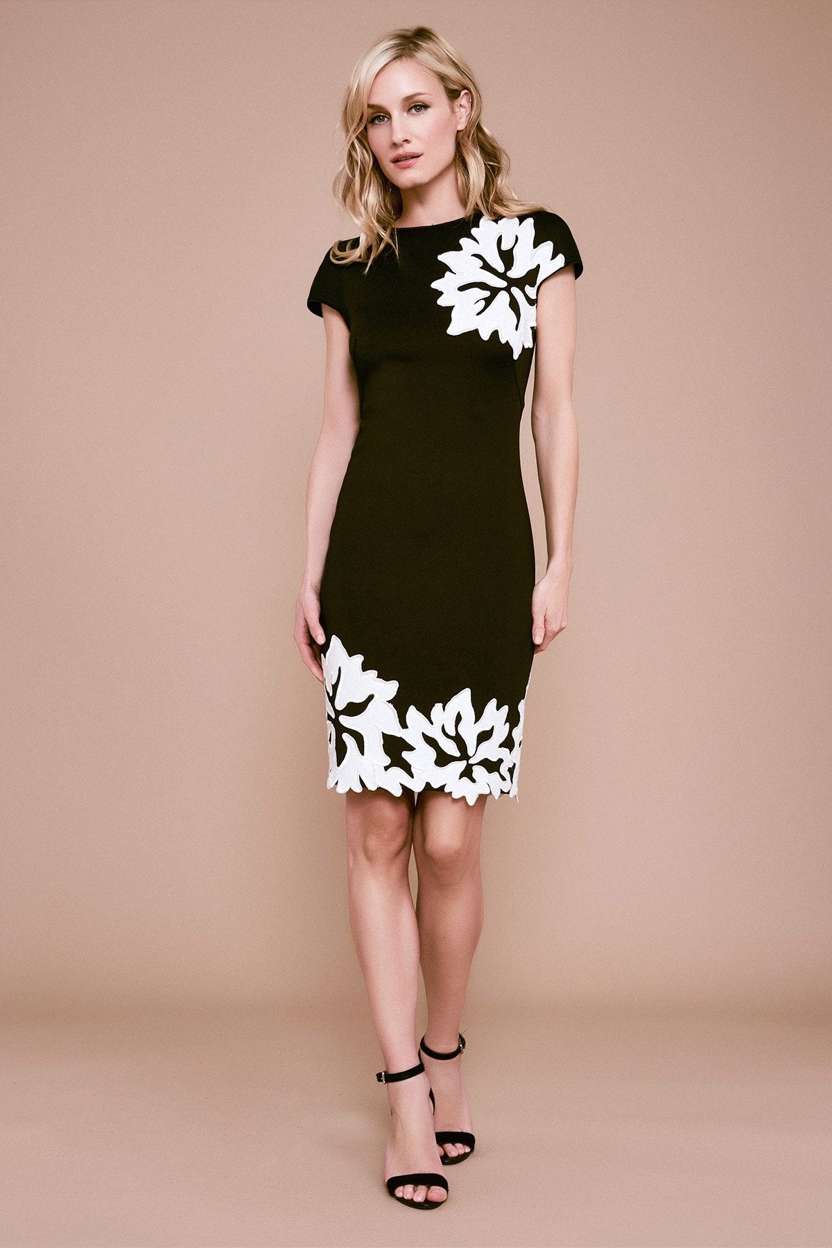 Amaya Embroidered Neoprene Dress