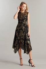 Adlee Handkerchief Hem Dress