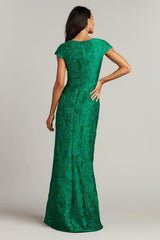 Afonso Floral Jacquard Gown