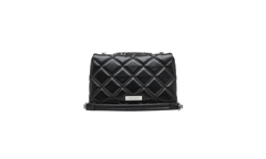 Slim Dual Chain Shoulder Bag Black 2S6HSH023H01 001