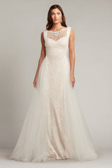 Alamo Dot Embroidered Bridal Gown