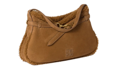 Sacca Camoscio Shearling Handbag Cacao 5BC181 2IDK F0324