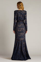Alawa Sequin Embroidered Gown