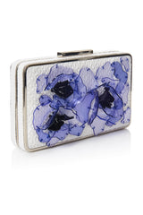 Acrylic 3D Blossom-Motif Clutch