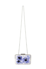 Acrylic 3D Blossom-Motif Clutch