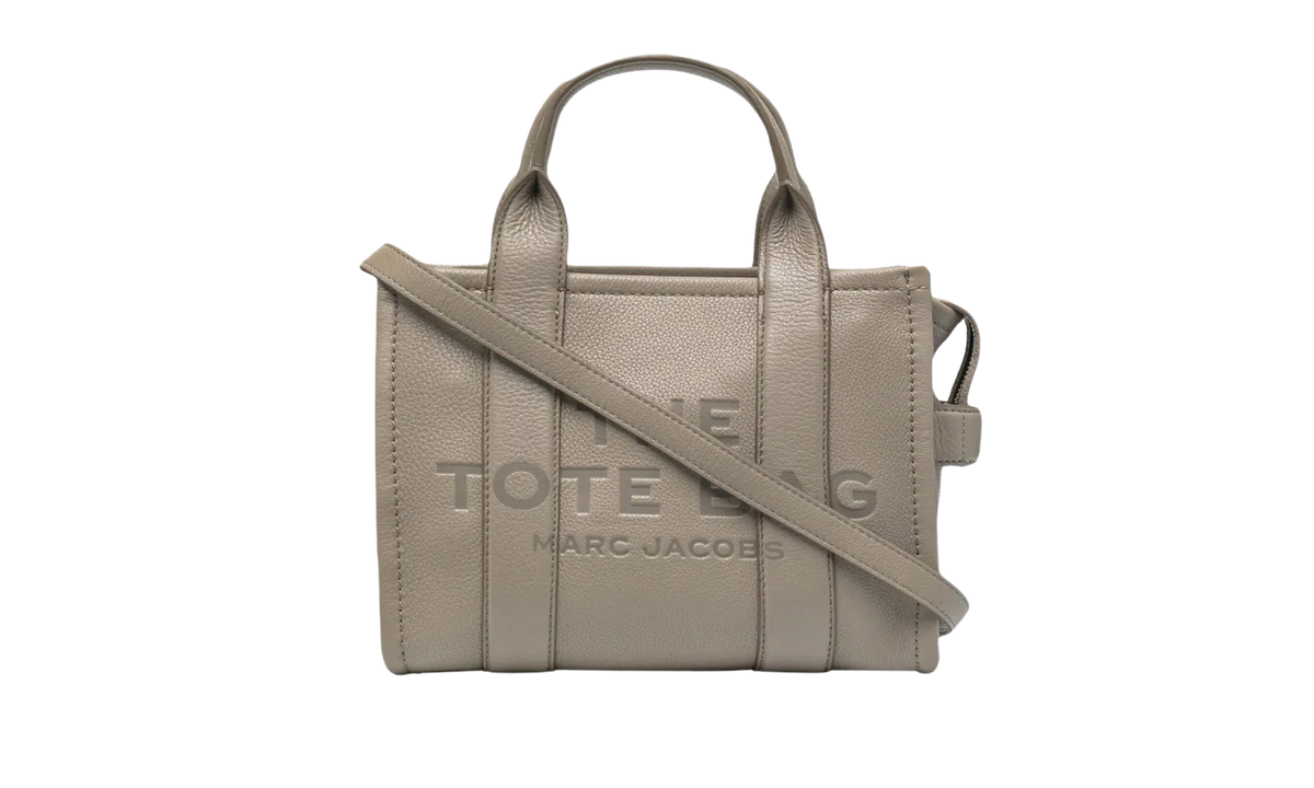 The Small Leather Tote Bag Cement H009L01SP21 055