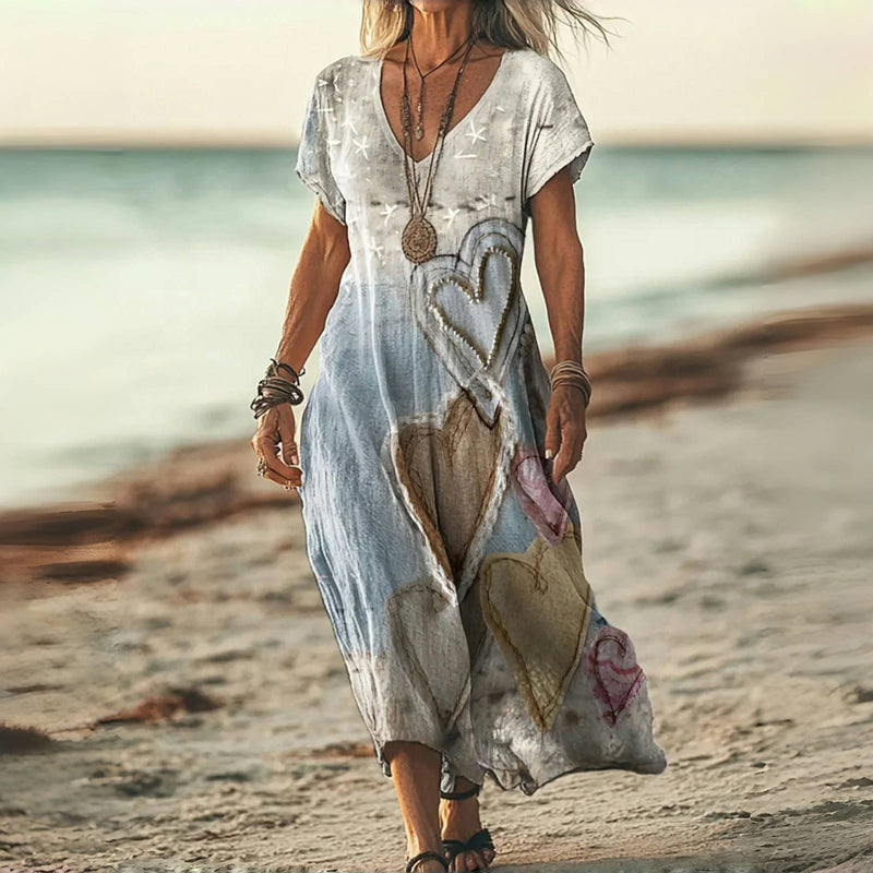 Amoura | Plus Size Vintage Heart Dress