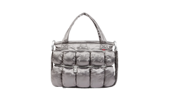 Marithé + François Girbaud Pokachu Puffer Tote Bag Silver SU25447