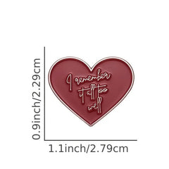All Too Well enamel pin