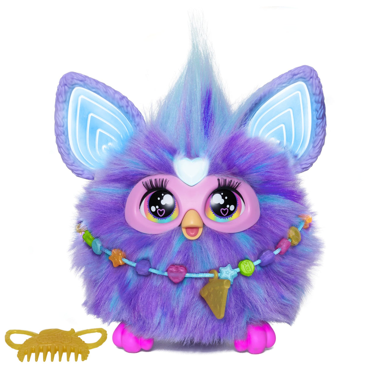 Furby Coral. 15 Fashion Accessories. Interactive Plush Toys for 6 Year Old Girls & Boys & Up. Voice Activated Animatronic