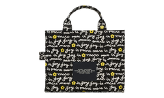 The Medium Tote Marc Is Joy Canvas Tote Bag 002 BLACK MULT 2F5HTT002H02-002