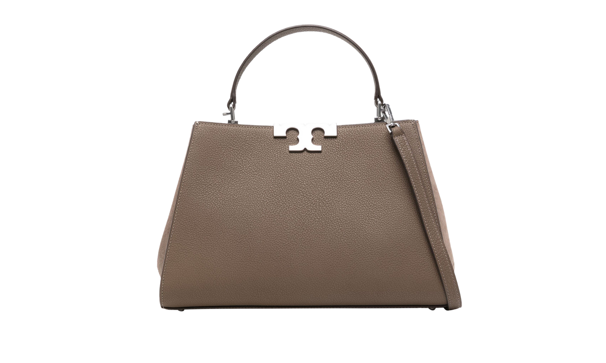 Eleanor Leather Satchel Bag Wild Mushroom 153215 250