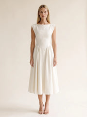 CAMILLE ELEGANCE MIDI DRESS