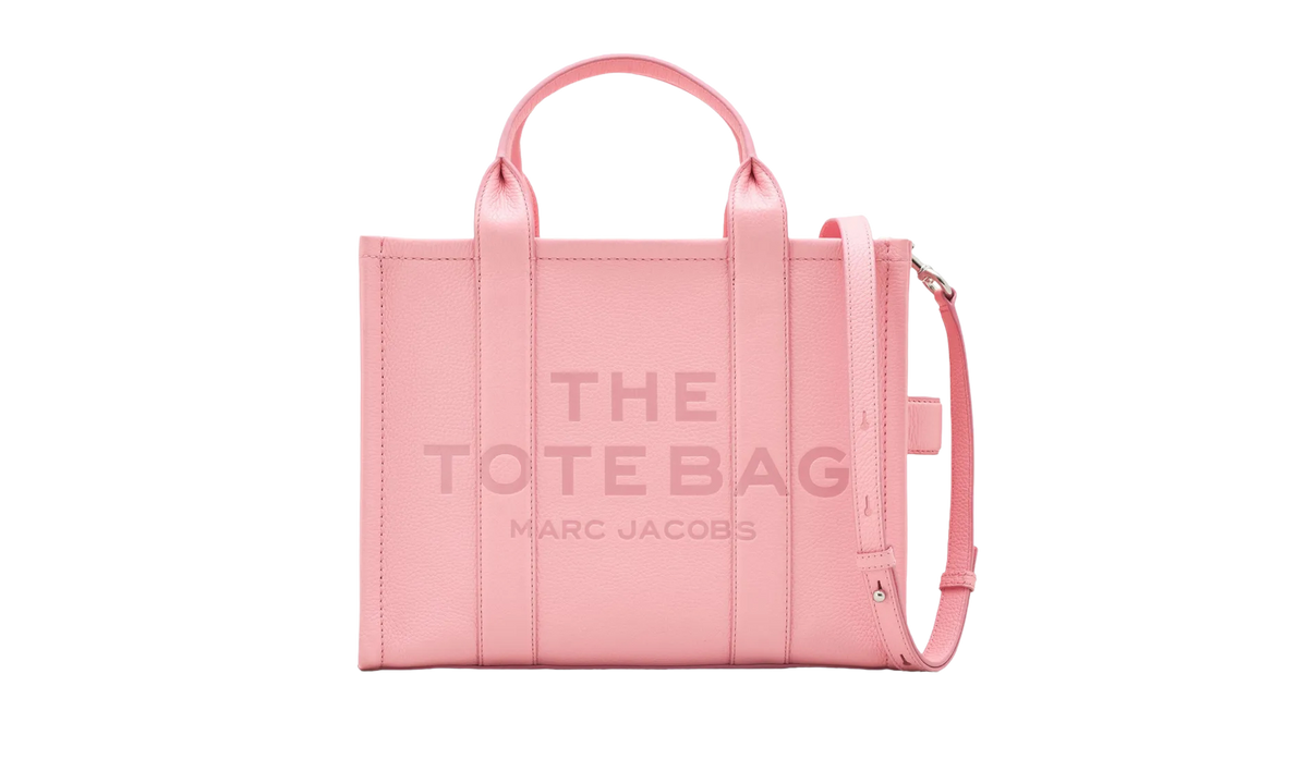 The Medium Leather Tote Bag Ribbon Pink H004L01PF21 669