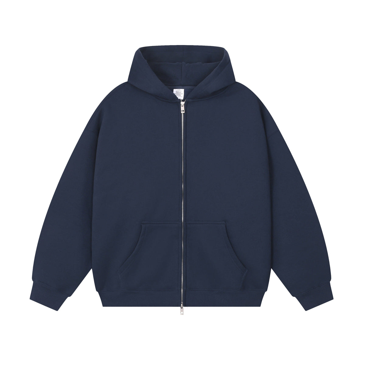 21Dripzz Essential Zip Hoodie - Navy