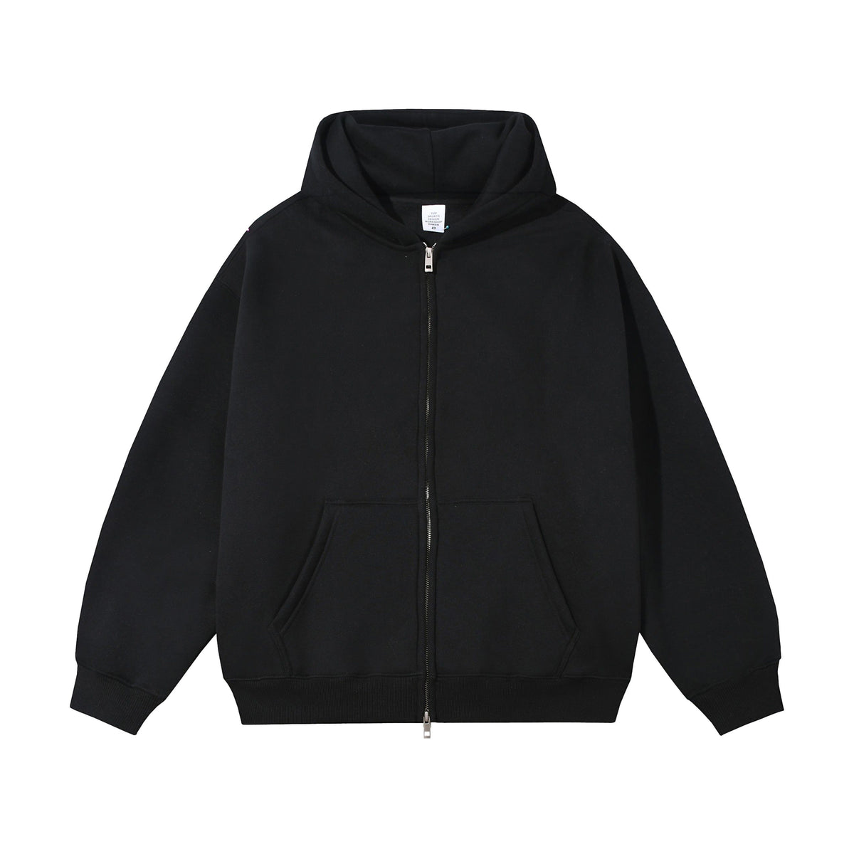 21Dripzz Essential Zip Hoodie - Black