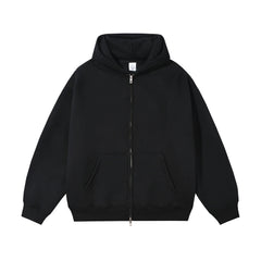 21Dripzz Essential Zip Hoodie - Black